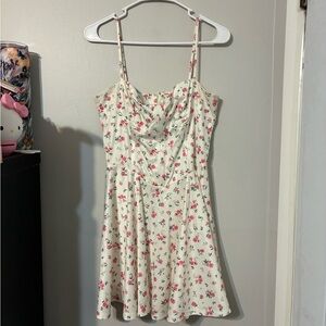 Ardene White and Pink Floral Dress